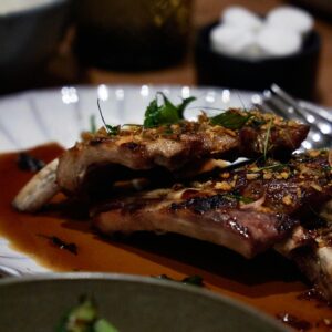 Fire-Glazed BBQ Ribs